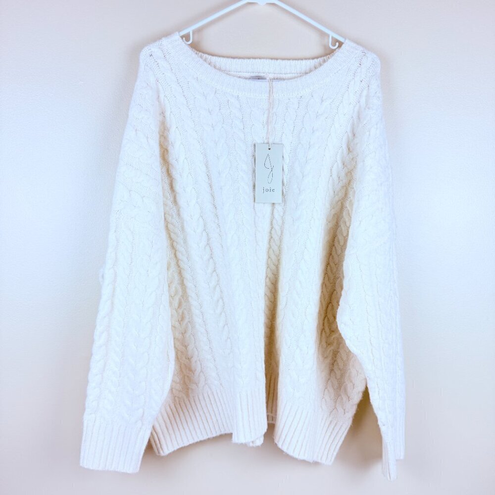 NWT Joie Cable-Knit Cozy Soft Fisherman Sweater | 2X